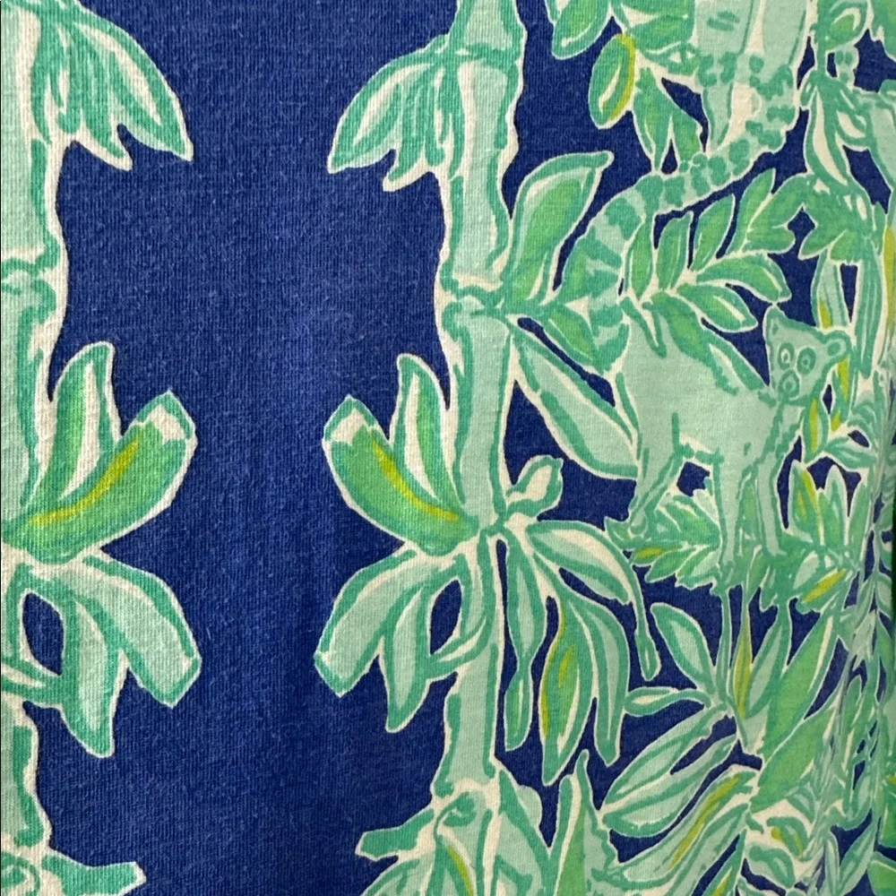 Floral Green and Blue Dress - Picture 9 of 9